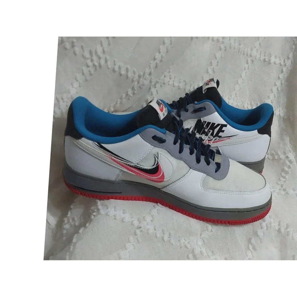 Nike Air Force 1 Mens 9.5 "Time Capsule" aka the Script Swoosh Pack CT1620-100 - Picture 6 of 8